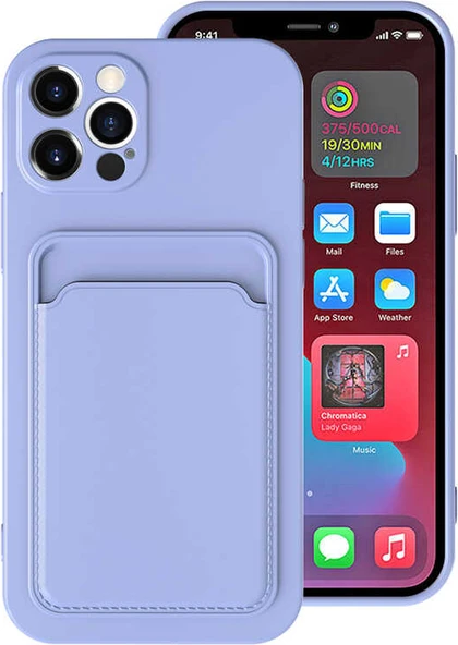 iPhone 12 Pro Uyumlu ​​mnc Ofix Kapak-Lila ürün görseli 1
