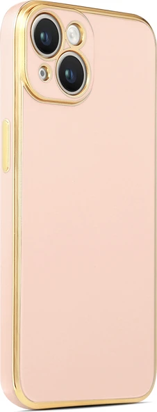 iPhone 14 Uyumlu Mnc Bark Kapak-Rose Gold ürün görseli 1