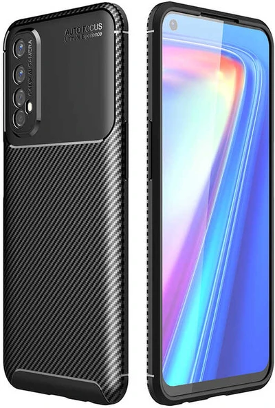 Realme 7 Kılıf Mnc Negro Silikon Kapak-Siyah ürün görseli 1