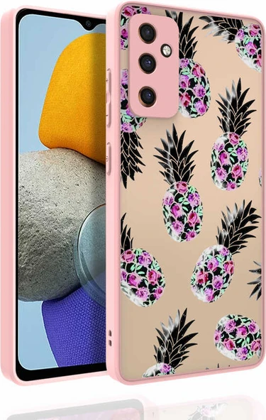 Galaxy M23 Kılıf Desenli Kamera Korumalı Parlak Mnc Nora Kapak-No1 ürün görseli 1