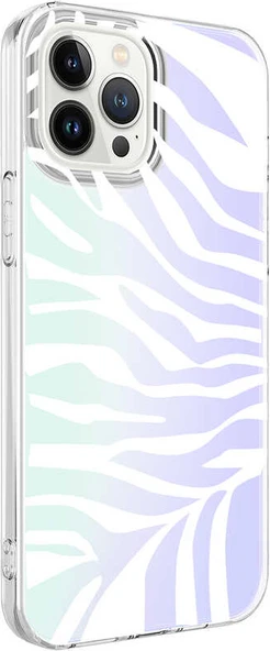 iPhone 13 Pro Uyumlu Mnc M-Blue Desenli Kapak-Zebra No1 ürün görseli 1