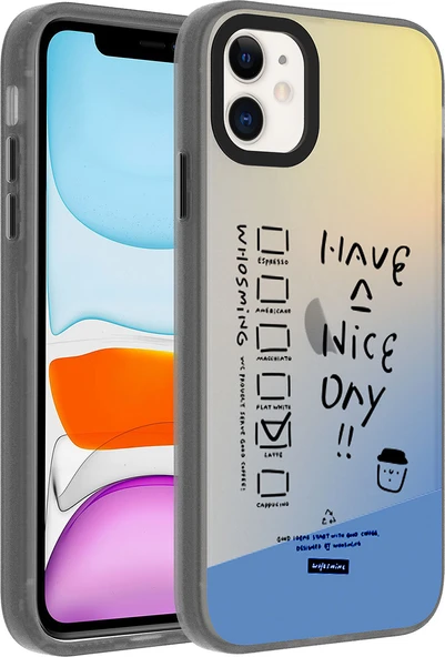 iPhone 11 Uyumlu Desenli Mnc Dragon Sert Kapak-Have ürün görseli 1