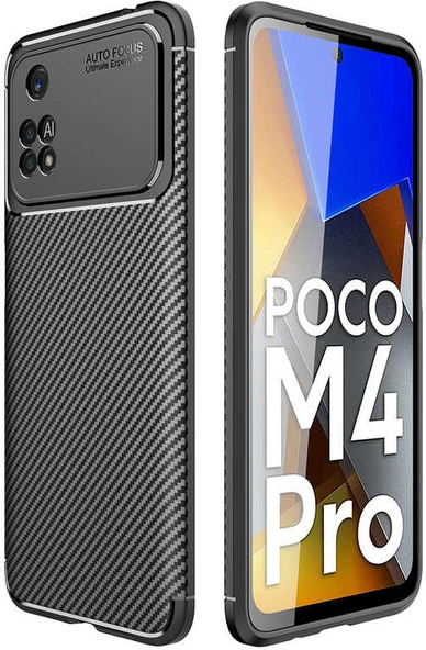 Xiaomi Poco M4 Pro 4g Kılıf Mnc Negro Silikon Kapak-Siyah ürün görseli 1