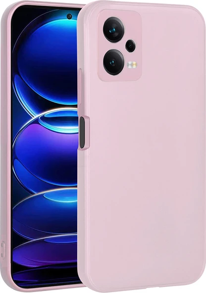 Xiaomi Redmi Note 12 5g Kılıf Mnc Premier Silikon Kapak-Rose Gold ürün görseli 1