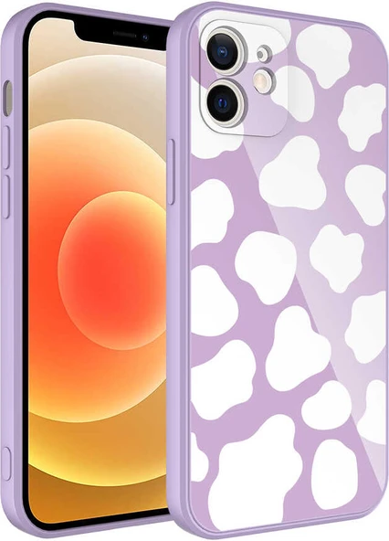 iPhone 12 Kılıf Kamera Korumalı Desenli Sert Silikon Mnc Epoksi Kapak-No6 ürün görseli 1