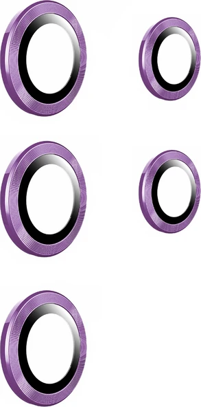 Galaxy S23 Ultra Uyumlu Mnc Kamera Lens Koruyucu Cam Filmi-Mor ürün görseli 1