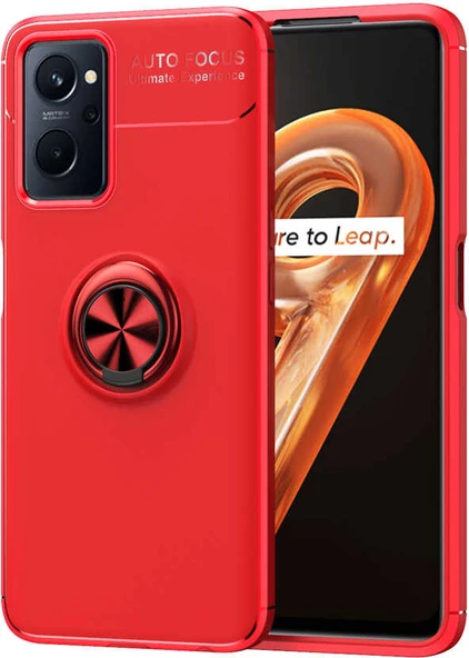 Oppo A76 Kılıf Mnc Ravel Silikon Kapak-Kırmızı ürün görseli 1