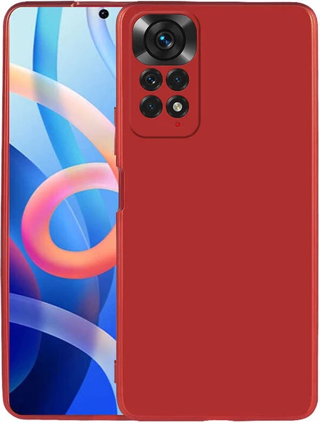 Xiaomi Redmi Note 12 Pro 4g Kılıf Mnc Premier Silikon Kapak-Kırmızı ürün görseli 1