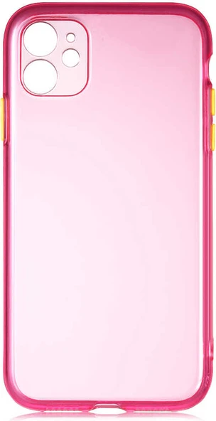 iPhone 11 Uyumlu Mnc Bistro Kapak-Pembe ürün görseli 1
