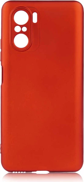 Xiaomi Poco F3 Kılıf Mnc Premier Silikon Kapak-Kırmızı ürün görseli 1