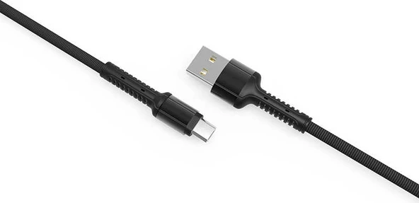 Rengareng Kırmızı LS65 Micro USB Kablo - Resim 3