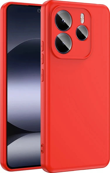 Redmi Note 14 5g Kılıf Mnc Mara Lansman Kapak - Kırmızı ürün görseli 1