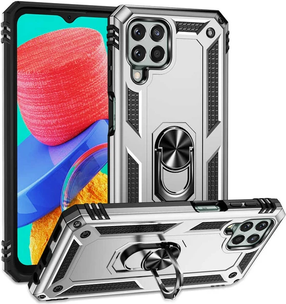 Galaxy M33 Kılıf Mnc Vega Kapak-Gri ürün görseli 1