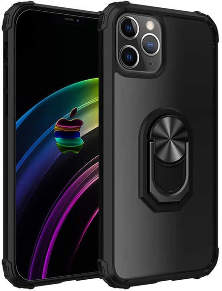 iPhone 12 Pro Max Uyumlu Mnc Mola Kapak-Siyah ürün görseli 1