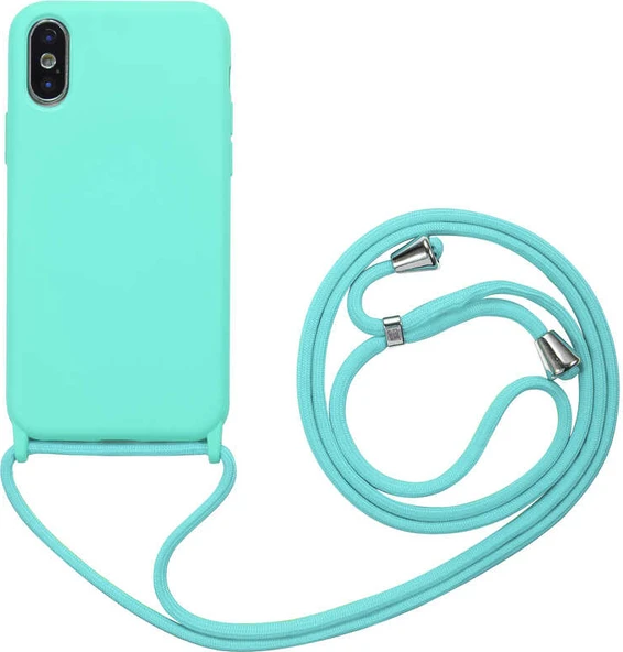 iPhone x Uyumlu Mnc Ropi Kapak-Lacivert - Resim 2