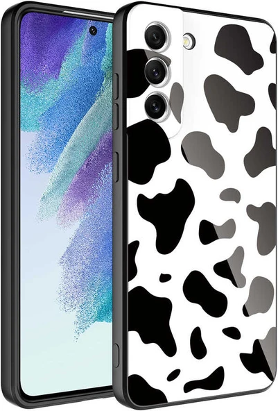 Galaxy S21 Fe Kılıf Kamera Korumalı Desenli Sert Silikon Mnc Epoksi Kapak-No7 ürün görseli 1