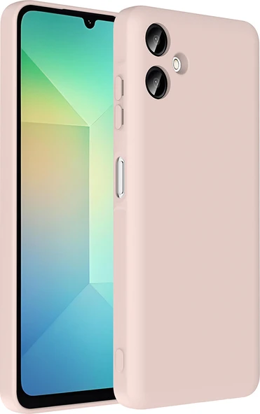Galaxy A06 Kılıf Kamera Korumalı Kartlık Hazneli Mnc Vitra Kapak - Pembe ürün görseli 1