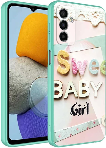 Galaxy M23 Kılıf Kamera Korumalı Desenli Sert Silikon Mnc Epoksi Kapak-No5 ürün görseli 1