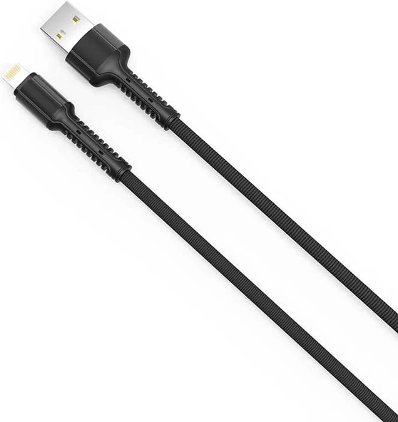 Rengareng Kırmızı LS65 Lightning USB Kablo - Resim 2