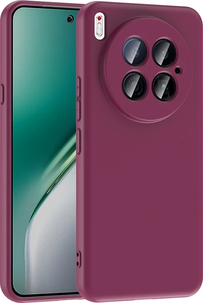 Rengareng Tecno Camon 40 Premier 5g Kılıf Mnc Mara Lansman Kapak - Koyu Mor ürün görseli 1