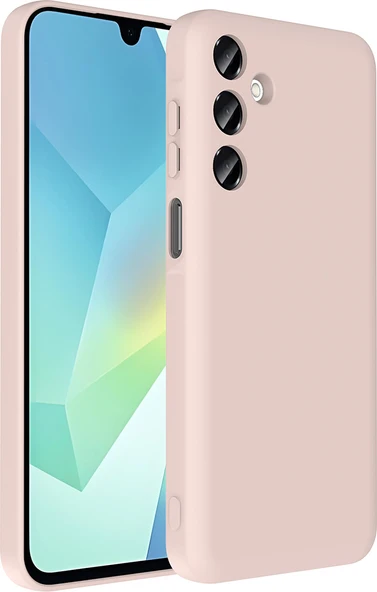 Galaxy A16 Kılıf Kamera Korumalı Kartlık Hazneli Mnc Vitra Kapak - Pembe ürün görseli 1