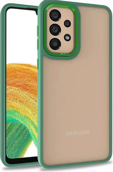 Galaxy A73 Kılıf Mnc Flora Kapak-Yeşil ürün görseli 1