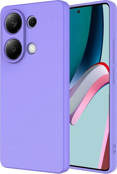 Xiaomi Poco M6 Pro 4g Kılıf Mnc Mara Laaakan Kapak-Lila ürün görseli 1