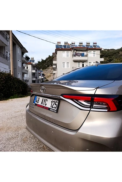 Corolla HER RENK BOYALI GR Spoiler Bagaj Çıta 2019 ile 2026 arası modeller ürün görseli 1