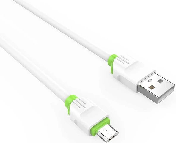 Rengareng Beyaz LS32 Micro USB Kablo - Resim 2