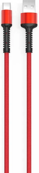 Rengareng Kırmızı LS64 Type-C USB Kablo ürün görseli 1