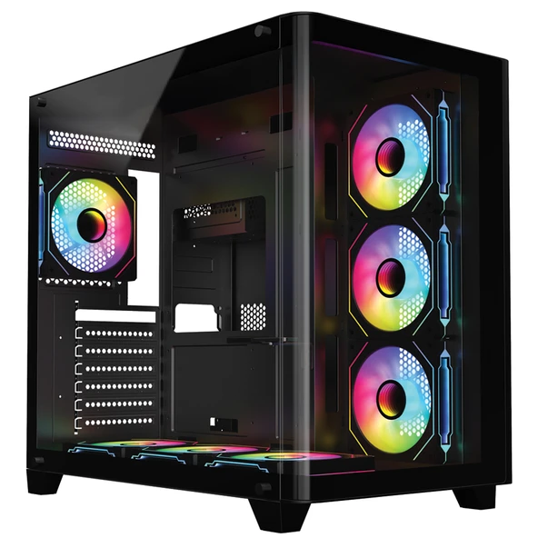 FRISBY FC-9545G-750W 750W 80+ Bronze Siyah Mid Tower ATX Kasa ürün görseli 1