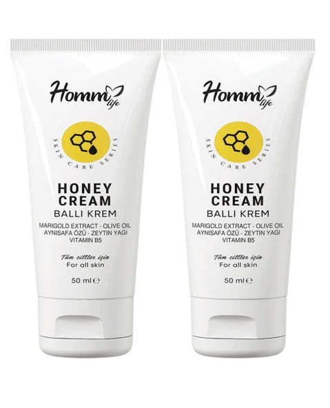 Homm Life Ballı Krem 50 ml (Doğal ve Nemlendirici ) 2 Adet ürün görseli 1