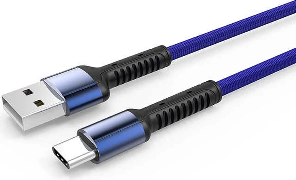 Rengareng Kırmızı LS64 Type-C USB Kablo - Resim 3