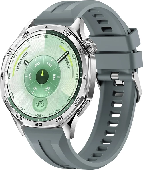 Rengareng Redmi Watch 5 Active Zore KRD-148 22MM Silikon Kordon - Koyu Gri ürün görseli 1