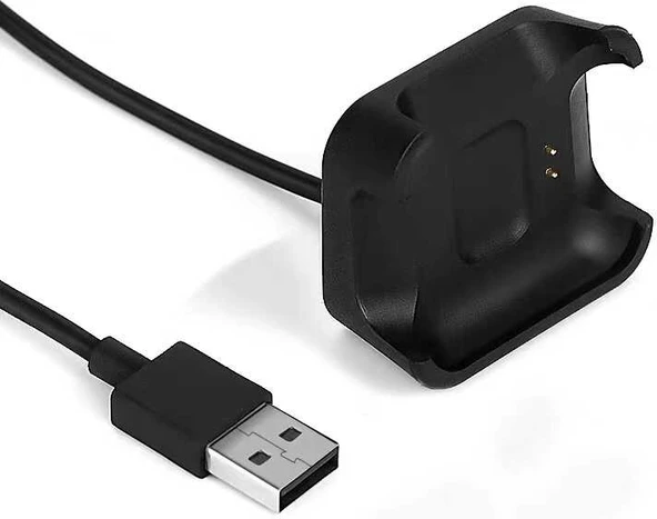 Rengareng Siyah Xiaomi Redmi Watch (Mi Watch Lite) USB Şarj Kablosu ürün görseli 1
