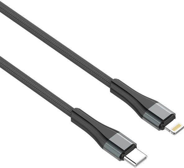 Rengareng Gri ZR-LC961 Pd To Lightning Kablo ürün görseli 1