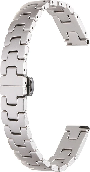 Rengareng Watch 7 45MM Zore KRD-150 Metal Kordon Strap Kayış - Gümüş ürün görseli 1