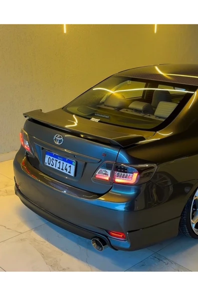 Corolla 2007-2012 HER RENK BOYALI Işıklı S Spoiler ürün görseli 1