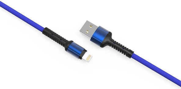 Rengareng Siyah LS64 Lightning USB Kablo - Resim 3