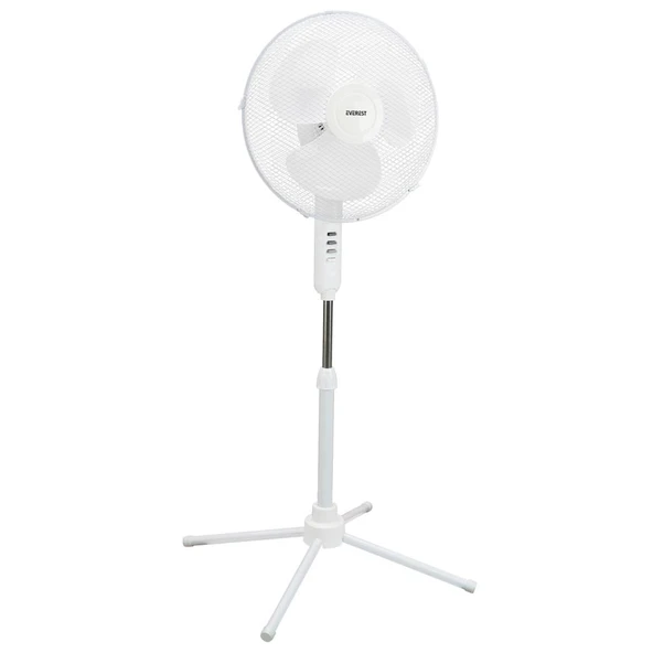 Ecowind Ev Tipi Metal Vantilatör 16 Inç 45W 1100 Rpm 3 Kademeli Beyaz FAN10 ürün görseli 1