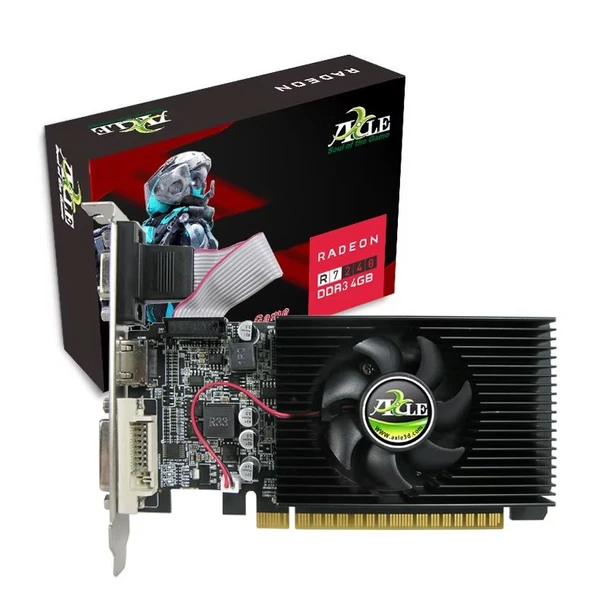AXLE R7240 AX-R7-240/4GD3P8CDIL 4GB AMD R7240 DDR3 128bit HDMI DVI VGA 16x Ekran Karti ürün görseli 1