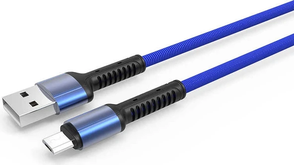 Rengareng Mavi LS64 Micro USB Kablo - Resim 2