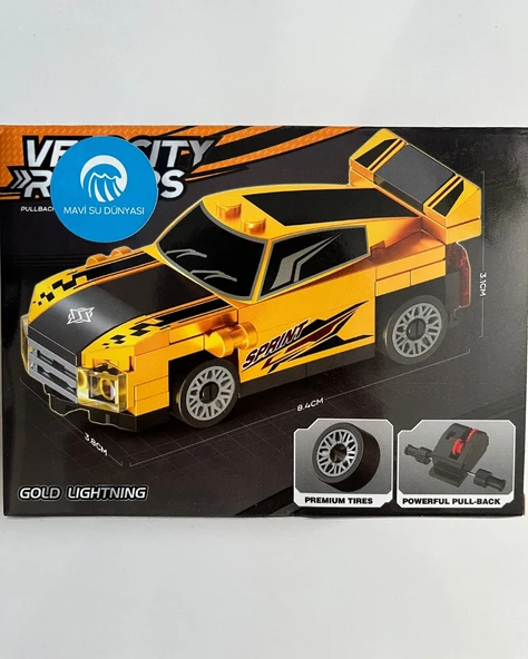 Araba Lego 58 Parça Sarı Renkli ürün görseli 1