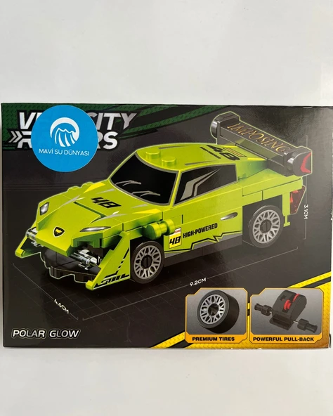 Araba Lego 62 Parça Yeşil Renkli ürün görseli 1