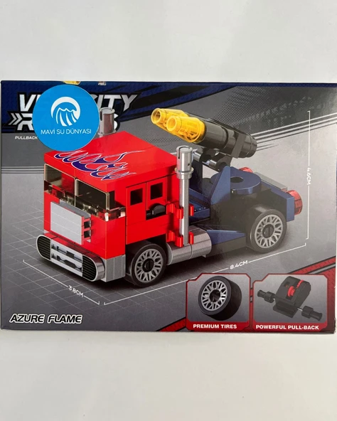 Araba Lego 84 Parça Kırmızı Renkli ürün görseli 1