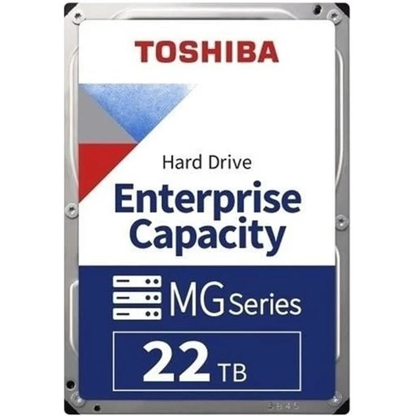 Toshiba 22TB MG10 3.5" MG11ACA22TE-V AIB 7200 RPM 512 MB SATA3 Enterprıse Nas ve Güvenlik Diski ürün görseli 1