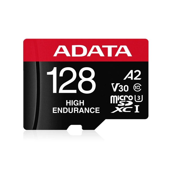 Adata 128 GB High Endurance microSDXC 4K U3 V30 A2 Hafıza Kartı ürün görseli 1