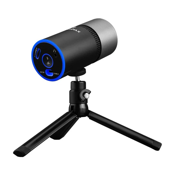 Thronmax M8 PULSE Siyah USB 96Khz 24bit HD Kayıt ANC Youtuber+Streamer Mikrofon ürün görseli 1