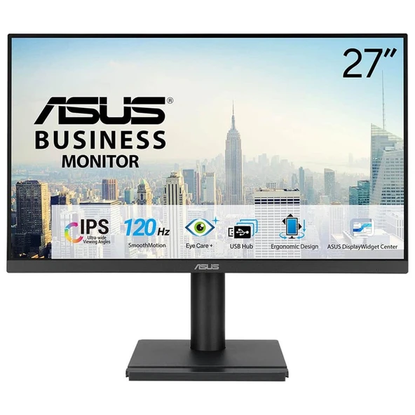 Asus 27" VA279QGS 120Hz 1ms Full HD Adaptive Sync IPS Kurumsal Pivot Monitör ürün görseli 1
