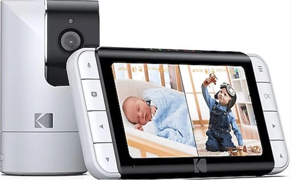 Kodak Cherish C525P Akıllı Bebek Monitörü 5.0" Lcd Ekran Ebeveyn Ünitesi ürün görseli 1